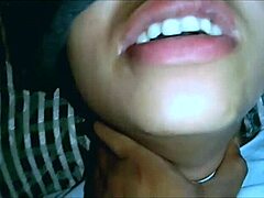 Indian stepbrother and stepsister have a threesome in the bedroom with clear Indian accent