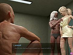 Une MILF blonde et des filles matures en action avec un gros cul dans un jeu en 3D