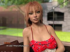 HD-видео с грудастой рыжеволосой девушкой в сексуальном белье