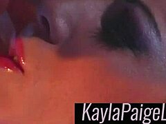 Mature Kayla Paige's BDSM fantasy comes to life with close-up blowjob