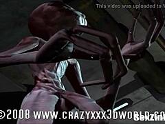 Érett anya maszturbál 3D animációban a Sexzink.com-on