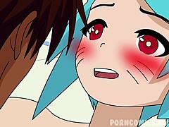 Zrela mamica Nicole Watterson se animira v trdi seks anime hentai