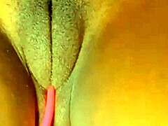 Sexystacy7 izmos testalkata és lenyűgöző cameltoe-ja látható a maszturbációs videóban
