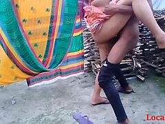 Indian housewife's outdoor sex adventure with local matures in HD