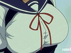 Petrecere de sex sălbatic cu o milf japoneză cu sâni mari și pulă