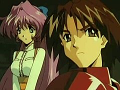 Scenă intensă de sex anime cu personaje mature și joc anal