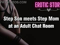 Fiul vitreg și mama vitregă se angajează în chat audio erotic