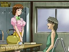 Una donna matura seduce un giovane dipendente governativo - esplicito Hentai con sottotitoli in inglese tra cui atti orali e vaginali, temi pelosi e maturi