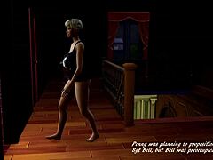Cartoon incest: Stepdad's forbidden desire in Sims 4