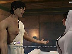 Lara Crofts sensuelle massage fører til et tilfredsstillende klimaks i denne 3D hentai-video