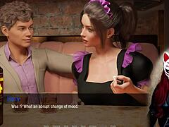 3D animated cosplay playthrough with mature heroine Kate