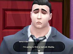 Danny Phantoms vilda möte med sin animerade mamma i Sims 4