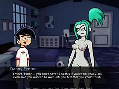 Redhead hentai beauty Dannyphantom gets rough withember in Amity Park