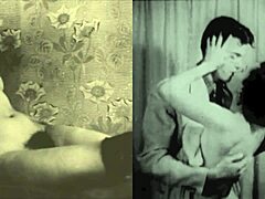 Een volwassen Britse vrouw verkent haar seksuele verlangens in een vintage pijpvideo van Dark Lantern Entertainment