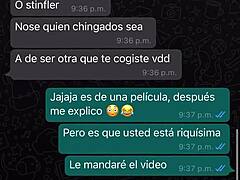 Amatör webbkamerachat med en mexikansk mamma och hennes tonårsvän