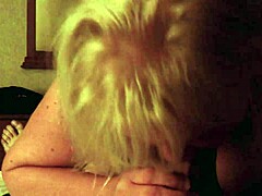 Curvy blonde Jenna James deepthroats a huge white cock in 1080p