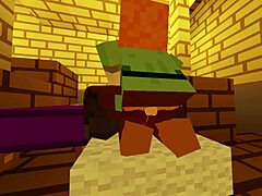 Kompilace hentai scén z Minecraft sexmod s velkými zadky a prsy