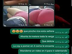 Amateur hottie and I have sex with his Latina MILF on WhatsApp